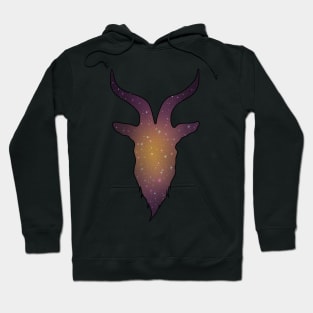 Galaxy Baphomet - Burnt Sunset Hoodie